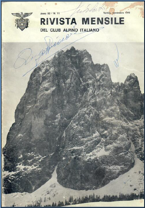 Rivista-Mensile-del-Club-Alpino-Italiano-1972 Alcuni articoli della "Rivista Mensile del Club Alpino Italiano"