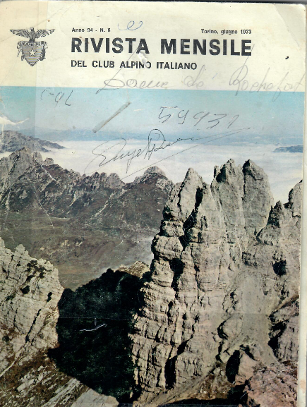 Rivista-mensile-del-Club-Alpino-Italiano-n.-6-1973 Alcuni articoli della "Rivista Mensile del Club Alpino Italiano"